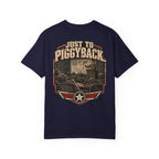 Just to Piggyback Veteran T-Shirt – Military Briefing Humor Tee