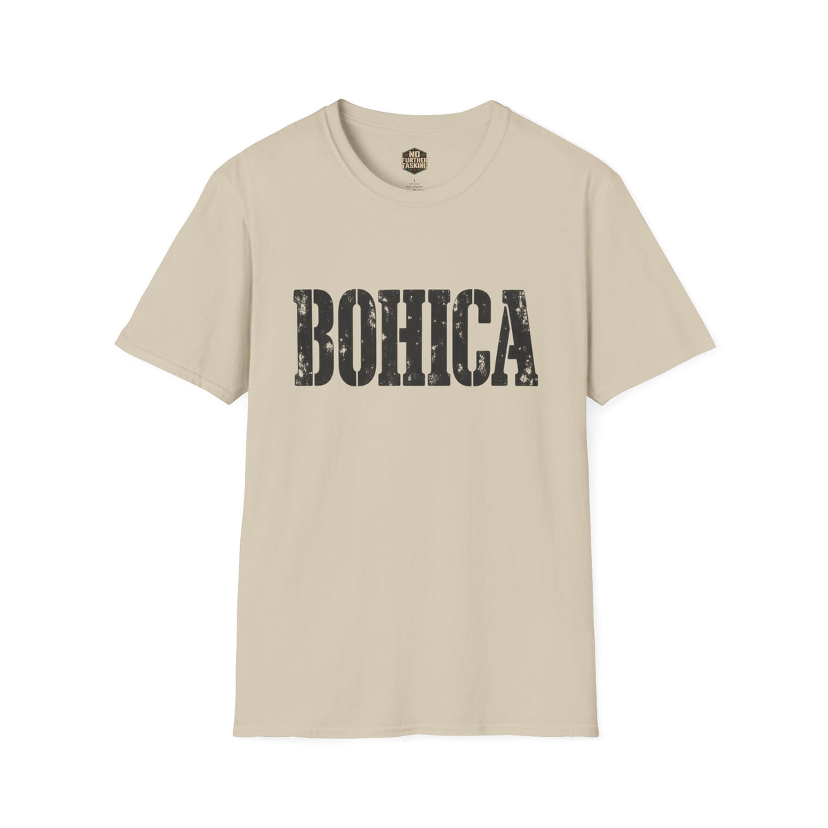 BOHICA Dark Mode Veteran T-Shirt | Military Humor Shirt | No Further Tasking