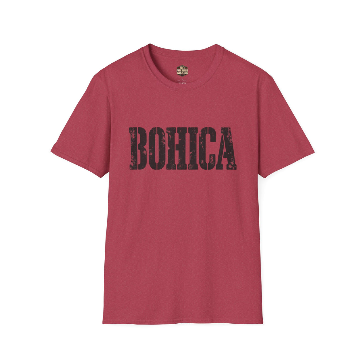BOHICA Dark Mode Veteran T-Shirt | Military Humor Shirt | No Further Tasking