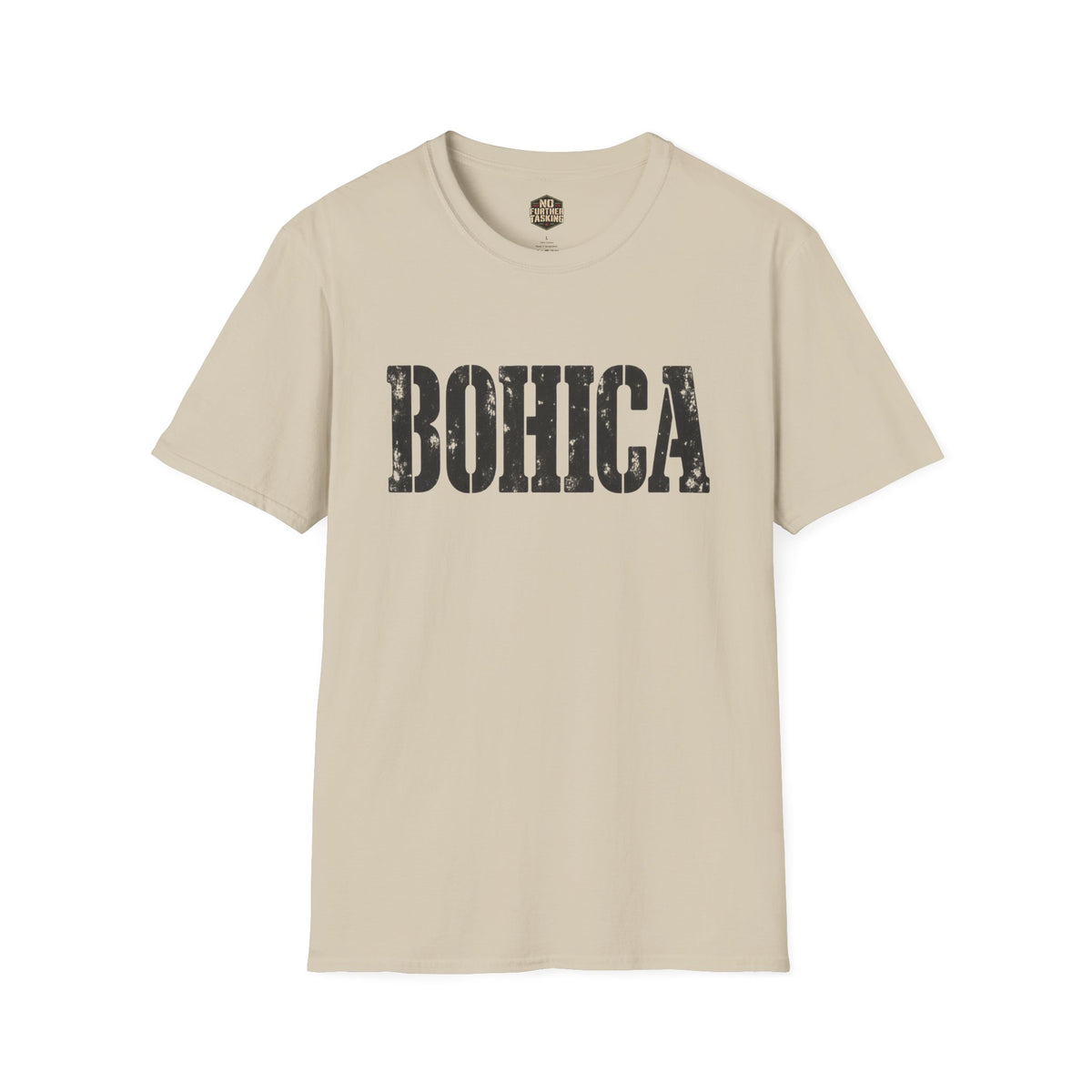BOHICA Dark Mode Veteran T-Shirt | Military Humor Shirt | No Further Tasking