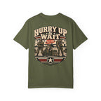 Hurry Up & Wait Veteran T-Shirt – Military Humor Tee