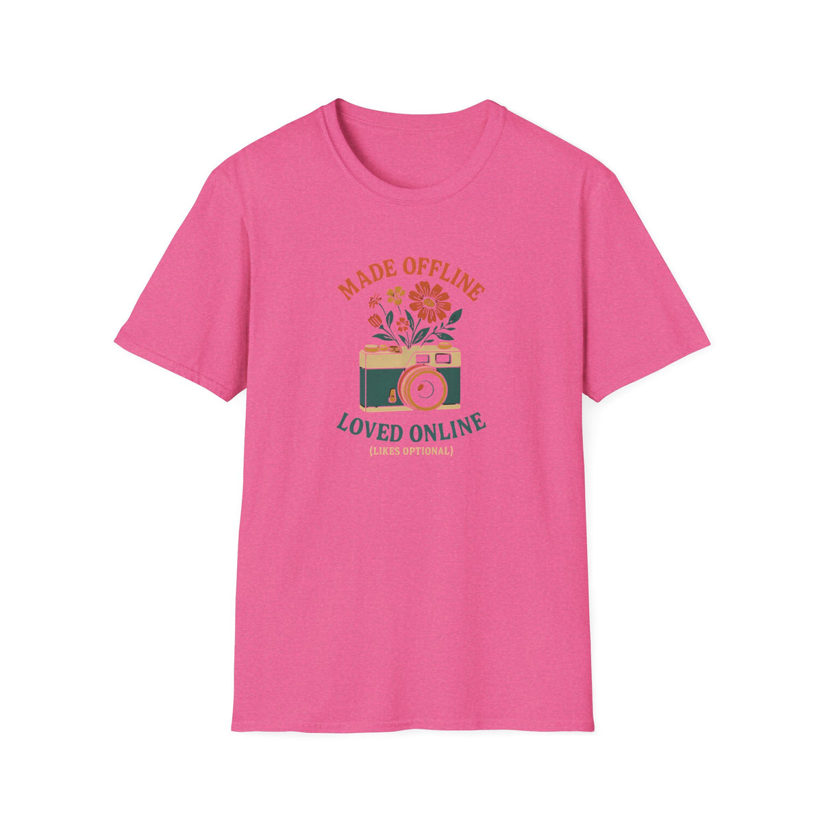 Camera with Flowers T-Shirt
