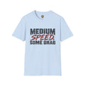Medium Speed, Some Drag Veteran T-Shirt | Retired High Speed Humor