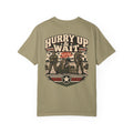Hurry Up & Wait Veteran T-Shirt – Military Humor Tee