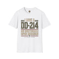 DD-214 Questionable Coping Mechanisms Veteran T-Shirt | No Further Tasking
